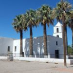 Fachada vista lateralen el proceso de intervención