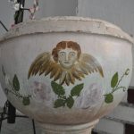 11. Pila Bautismal, pintura de finales del siglo XIX