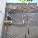 2.7 Enjarre en muro de adobe de presbiterio
