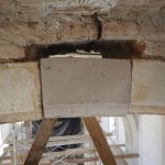 Integración de clave en arcos fajones