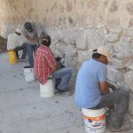 Liberación de lambrin de concreto al exterior