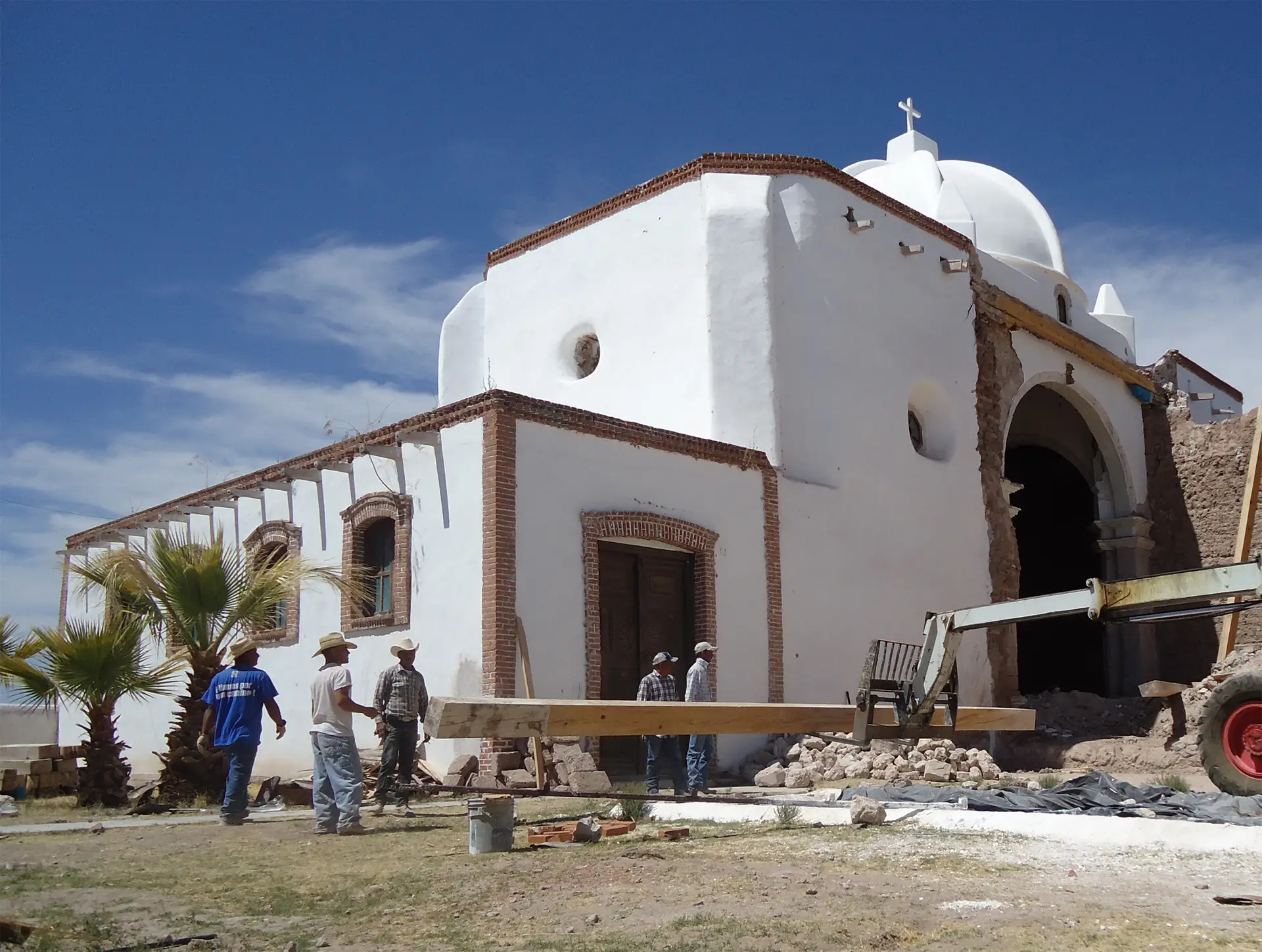 Fachada exterior del templo de San Francisco Javier