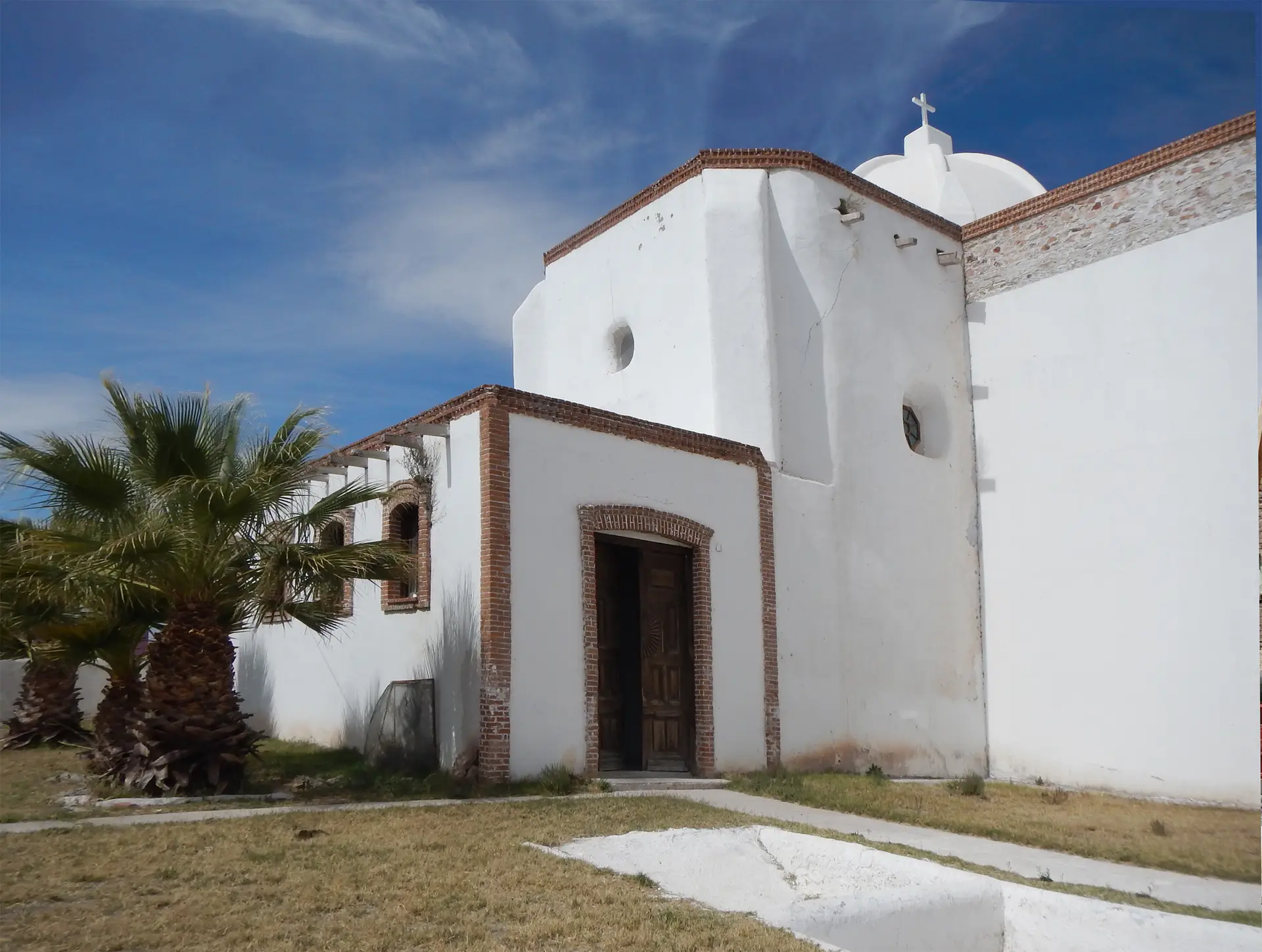 Fachada del templo de San Francisco Javier después de su intervención